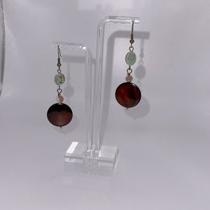 Handmade Boho style earrings 2-1/2” - made in USA